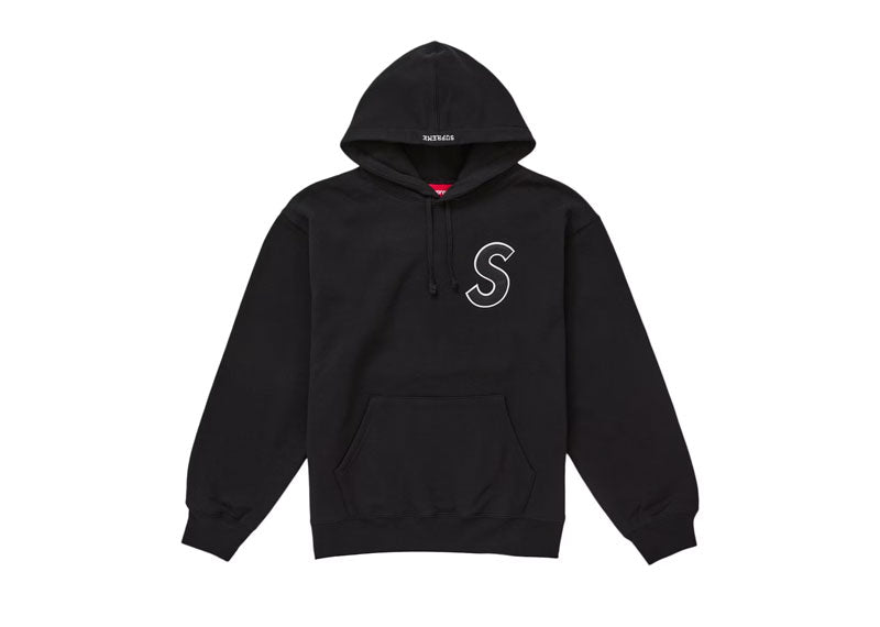 Supreme S Logo Hoodie Black (SS25)