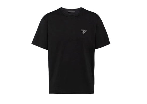 Prada Triangle Logo T-Shirt Black