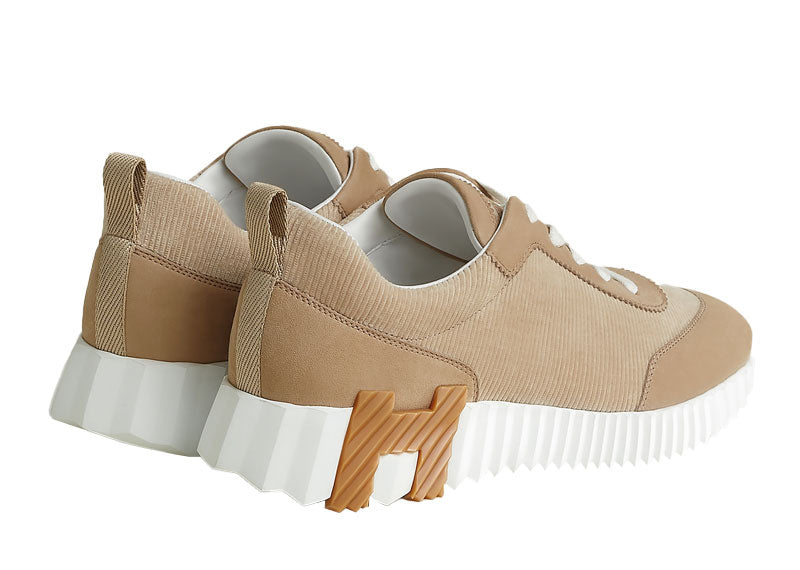 Hermes Bouncing Sneaker Corduroy Beige Camel
