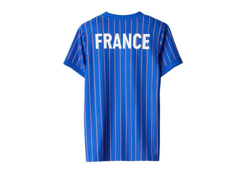 Nike x Jacquemus x France Pre Match Jersey Blue Stripe