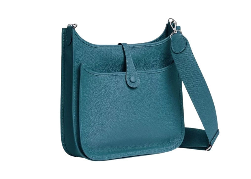 Hermes Evelyne III 29 Shoulder Bag Bleu Jean