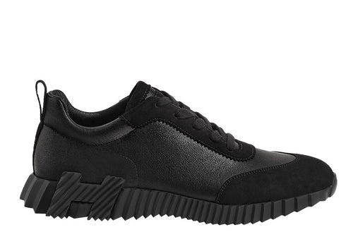 Hermes Bouncing Sneaker Leather Triple Black