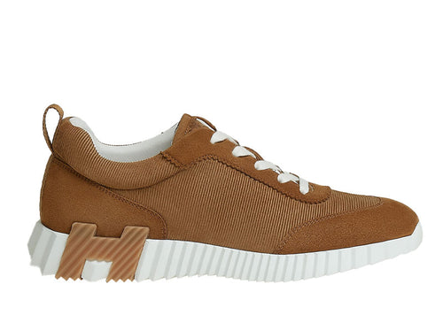 Hermes Bouncing Sneaker Corduroy Brune Fume