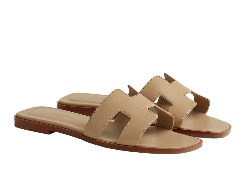 Hermes Oran Sandal Camel