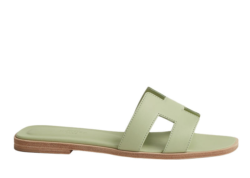 Hermes Oran Sandal Vert De Mer