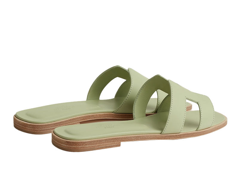 Hermes Oran Sandal Vert De Mer