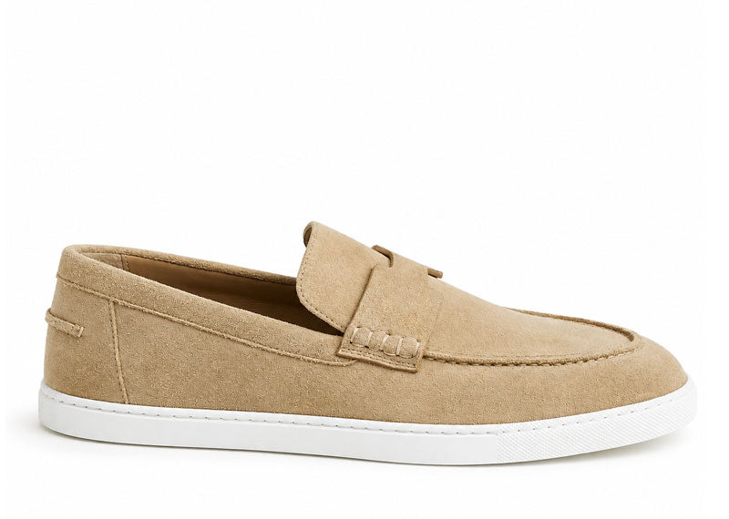 Hermes Job Loafer Beige Albâtre