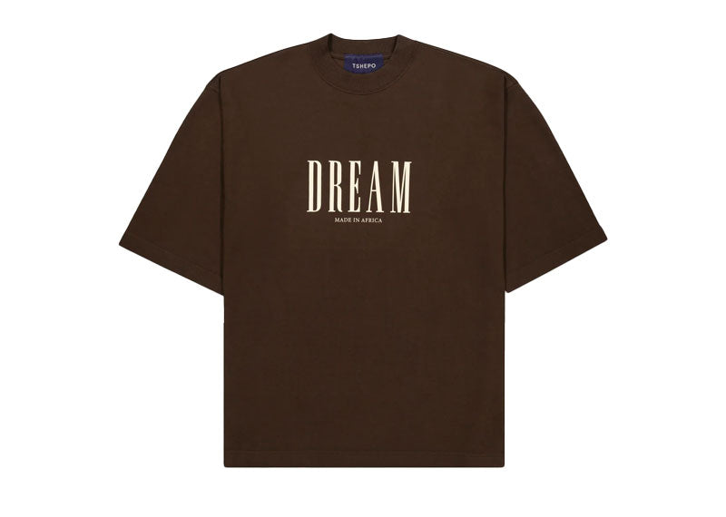 TSHEPO Dream Oversized T-Shirt Espresso