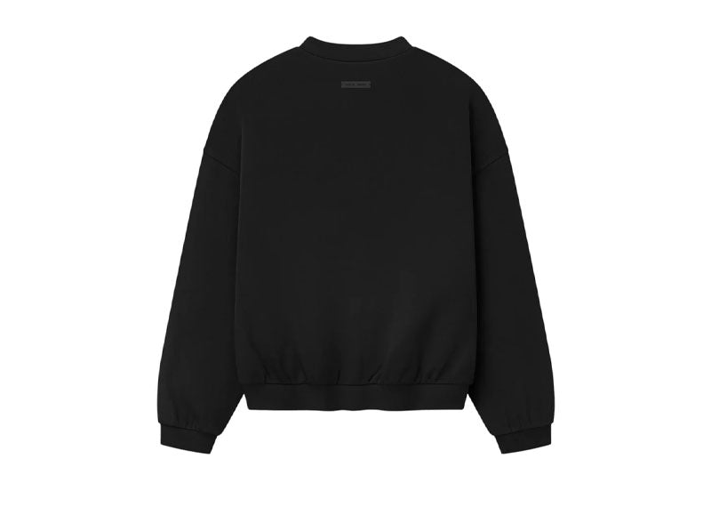 Fear of God Essentials 90's Fleece Crewneck Jet Black