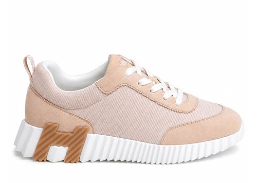 Hermes Bouncing Sneaker Corduroy Beige Nude