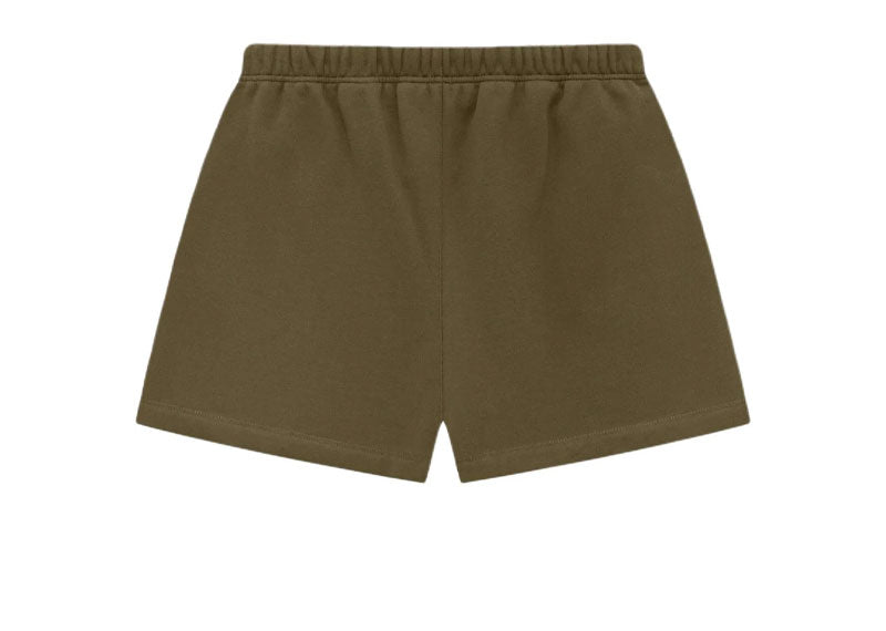 Fear of God Essentials Fleece Soccer Short Olive