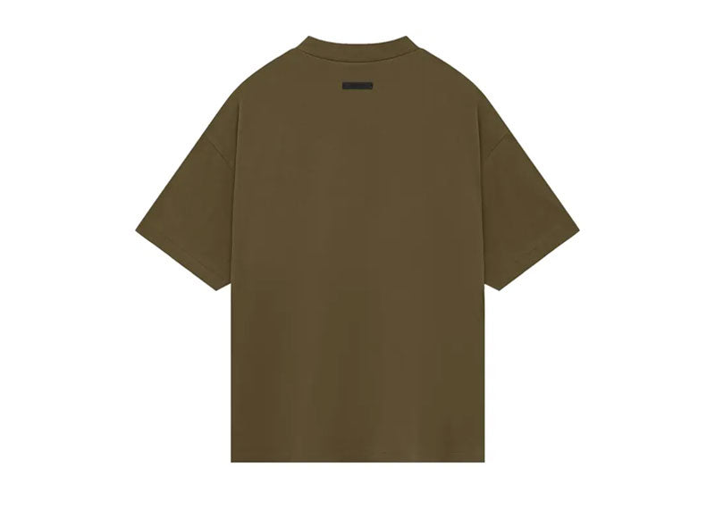 Fear of God Essentials Jersey Crewneck T-Shirt Olive