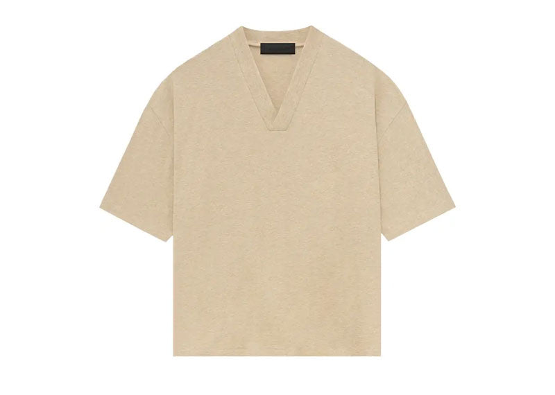 Fear of God Essentials V-Neck T-Shirt Gold Heather