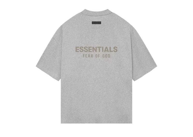 Fear of God Essentials V-Neck T-Shirt Light Heather Grey