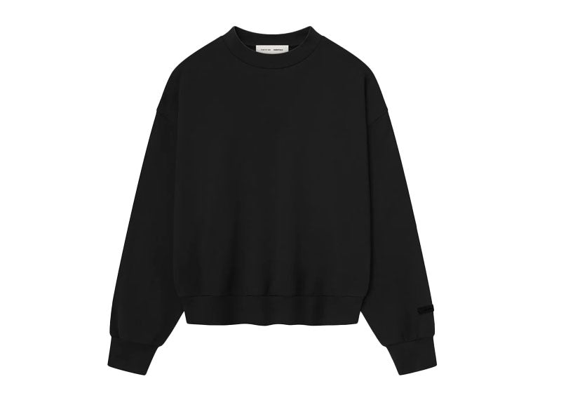 Fear of God Essentials Classic Crewneck Sweatshirt Jet Black