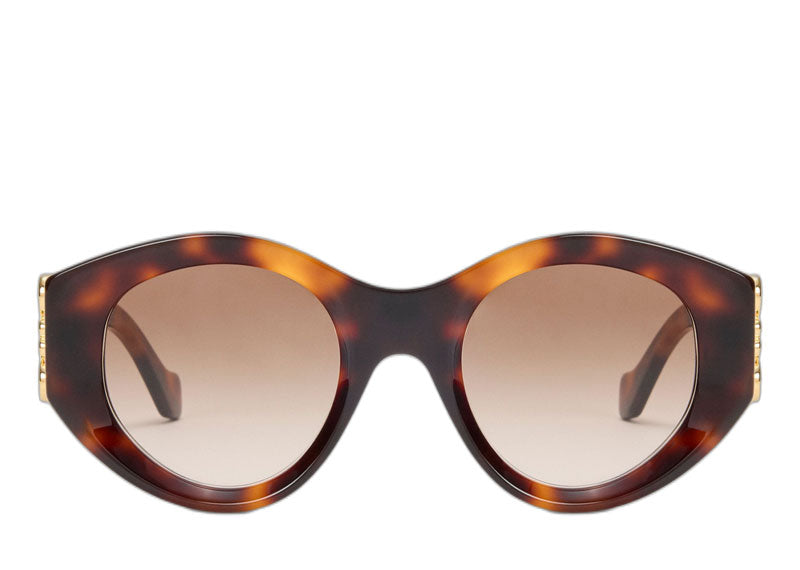 Loewe Anagram Butterfly Sunglasses Havana