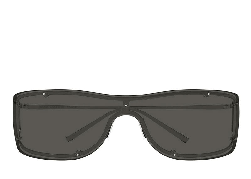 Saint Laurent Shield Sunglasses Metallic