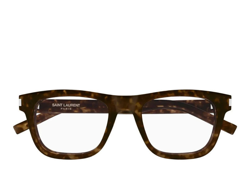 Saint Laurent Rectangular Sunglasses Havana