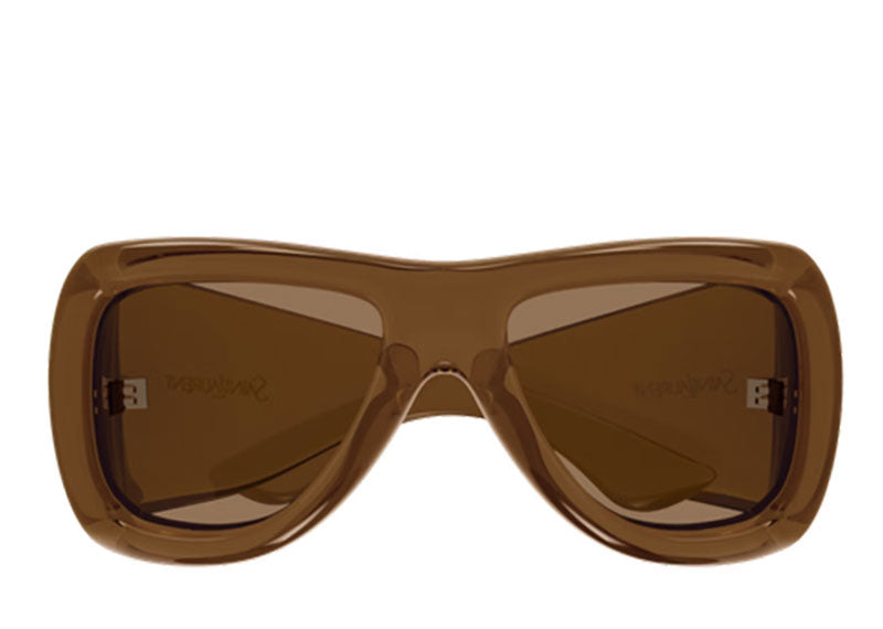 Saint Laurent D-Frame Sunglasses Brown