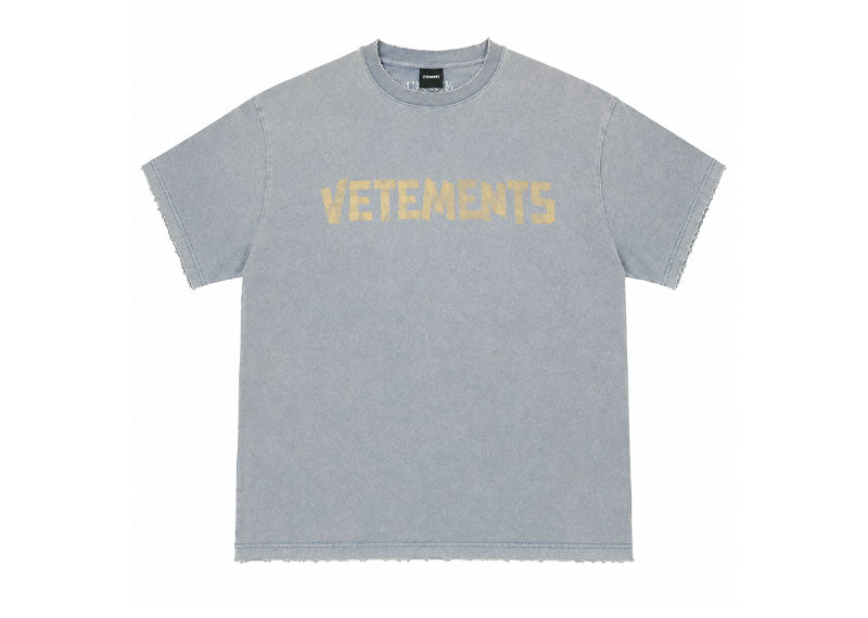 Vetements Tape T-Shirt Washed Lavender
