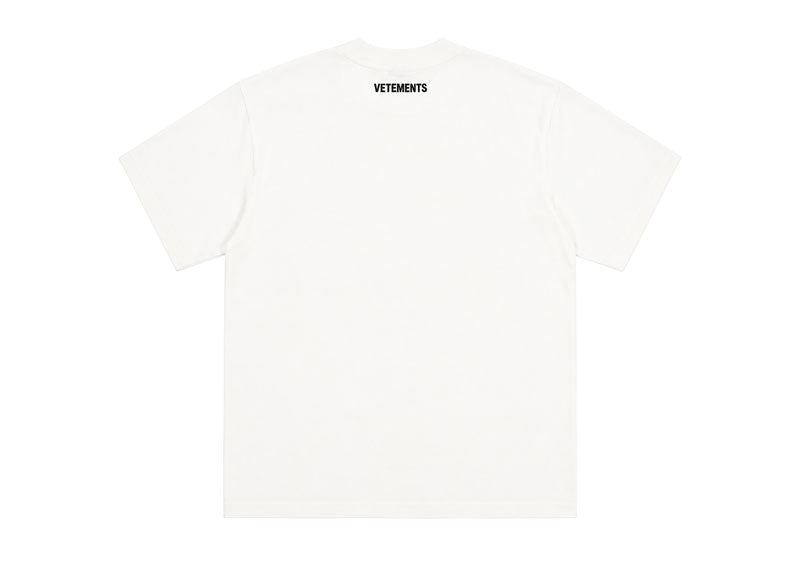Vetements 3D Script Logo T-Shirt White