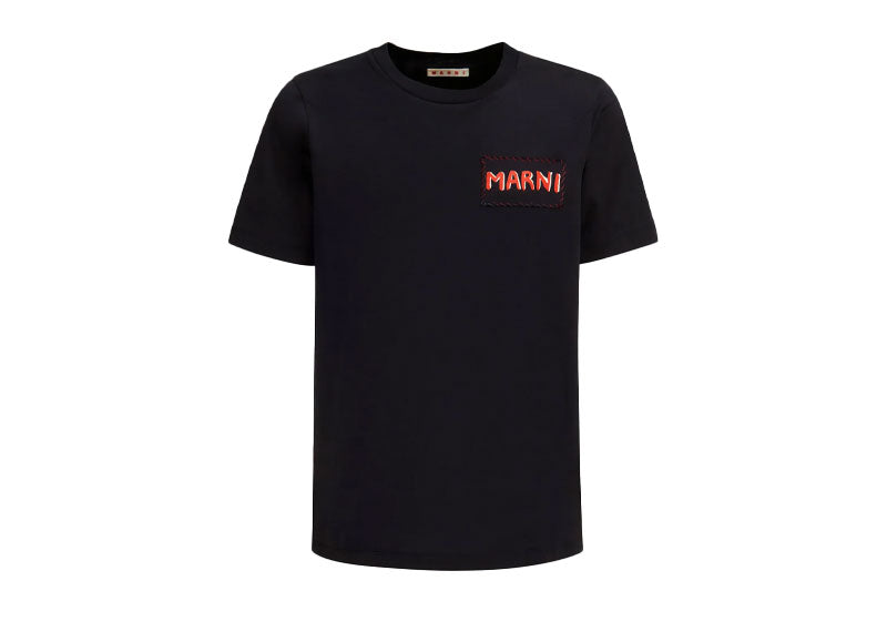 Marni Cotton T-Shirt Black