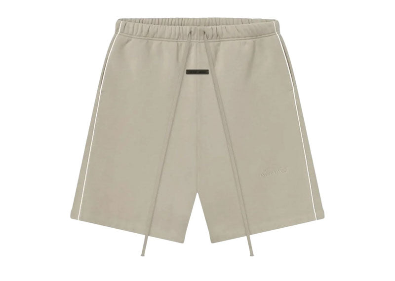 Fear of God Essentials Relaxed Fleece Piping Sweatshort Timber/Cloud White