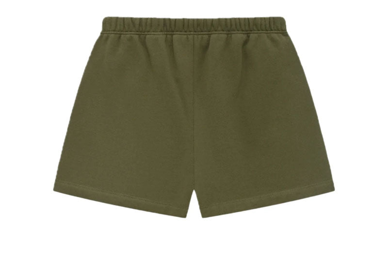 Fear of God Essentials Fleece Soccer Shorts Military