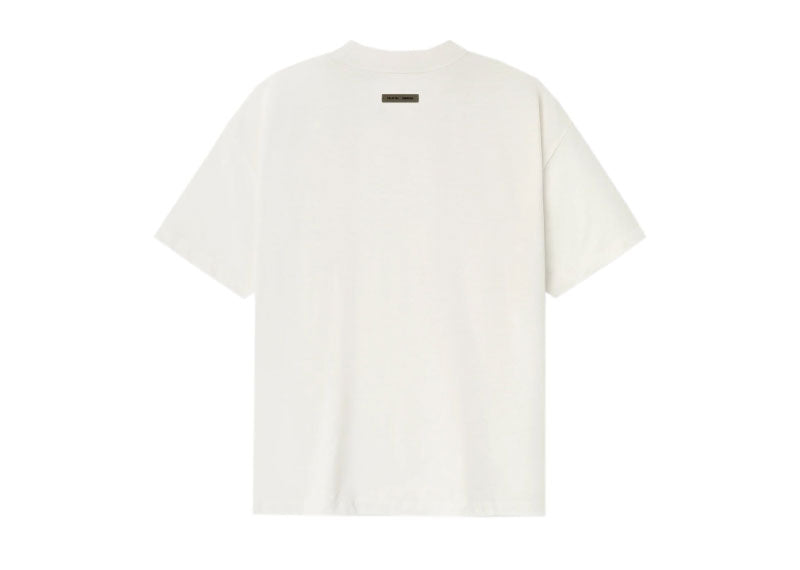 Fear of God Essentials Embroidered Essential T-Shirt Ivory