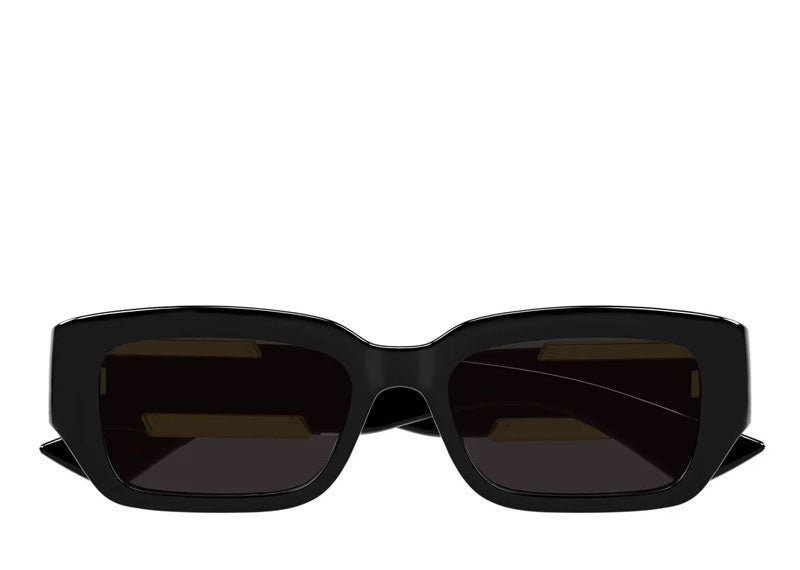 Bottega Veneta Dash Rectangular Sunglasses Black