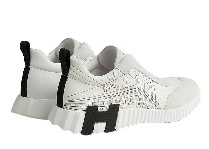 Hermes Bouncing Sneaker Blanc Bâtiment