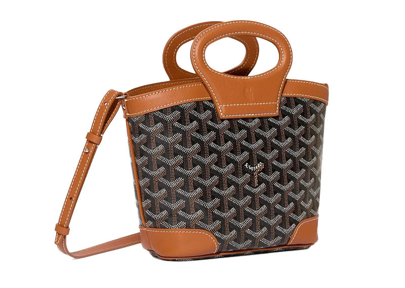 Goyard Beluga Mini Bag Black/Tan