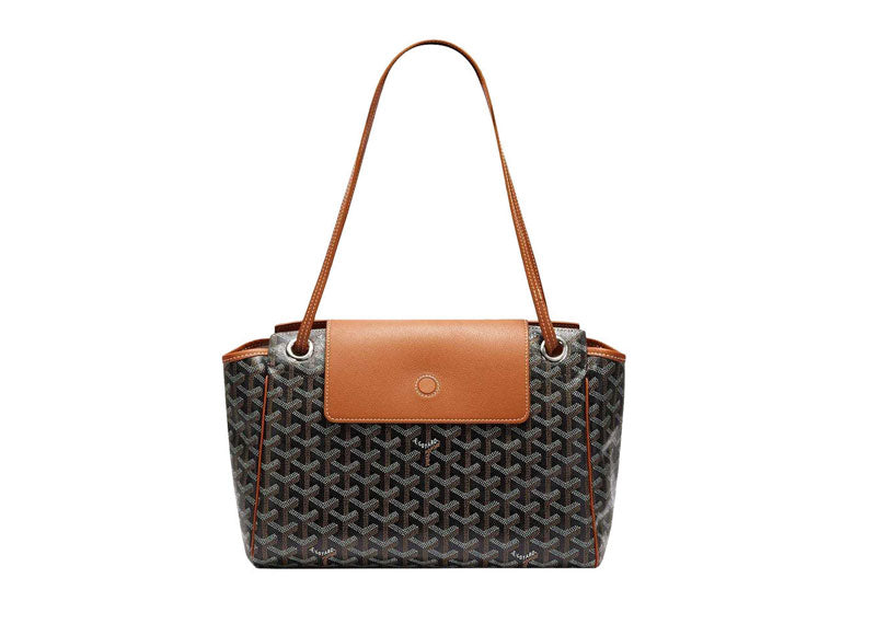 Goyard Rouette PM Shoulder Bag Black Tan