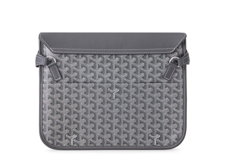 Goyard Coursier Messenger Bag Grey