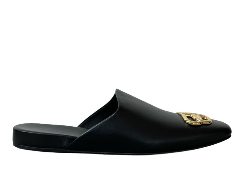Balenciaga Cosy BB leather Mule Black