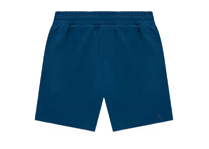 Maniere De Voir Color Block Shorts Navy Cream