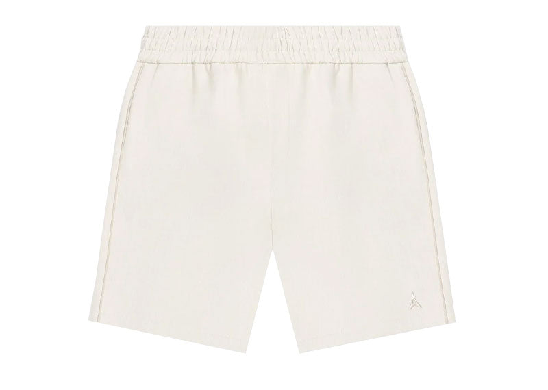 Maniere De Voir Signature Baseball Shorts Beige