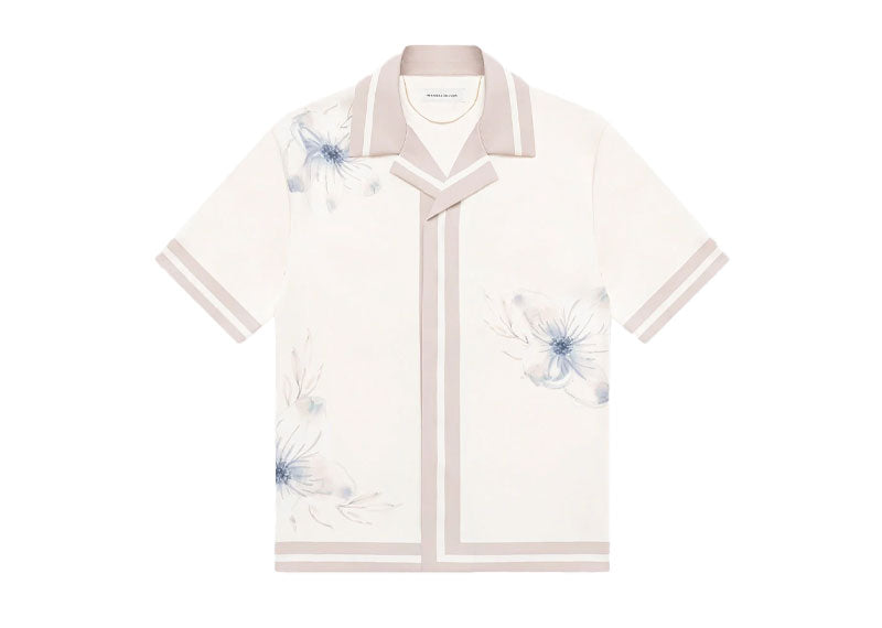 Maniere De Voir Floral Eiffel Shirt Cream