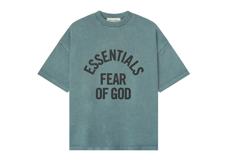 Fear of God Essentials Campus 90's Short Sleeve T-Shirt Faded Coastal