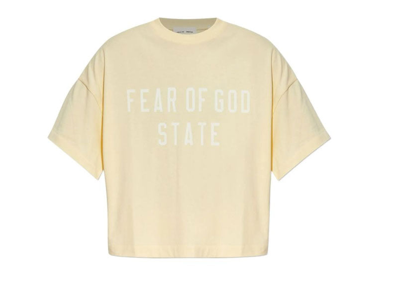 Fear of God Essentials Women's Boxy T-Shirt Garden Yellow