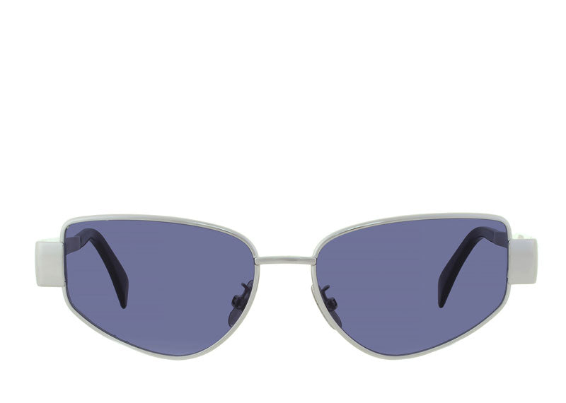 Celine Triomphe Sunglasses Shiny Palladium