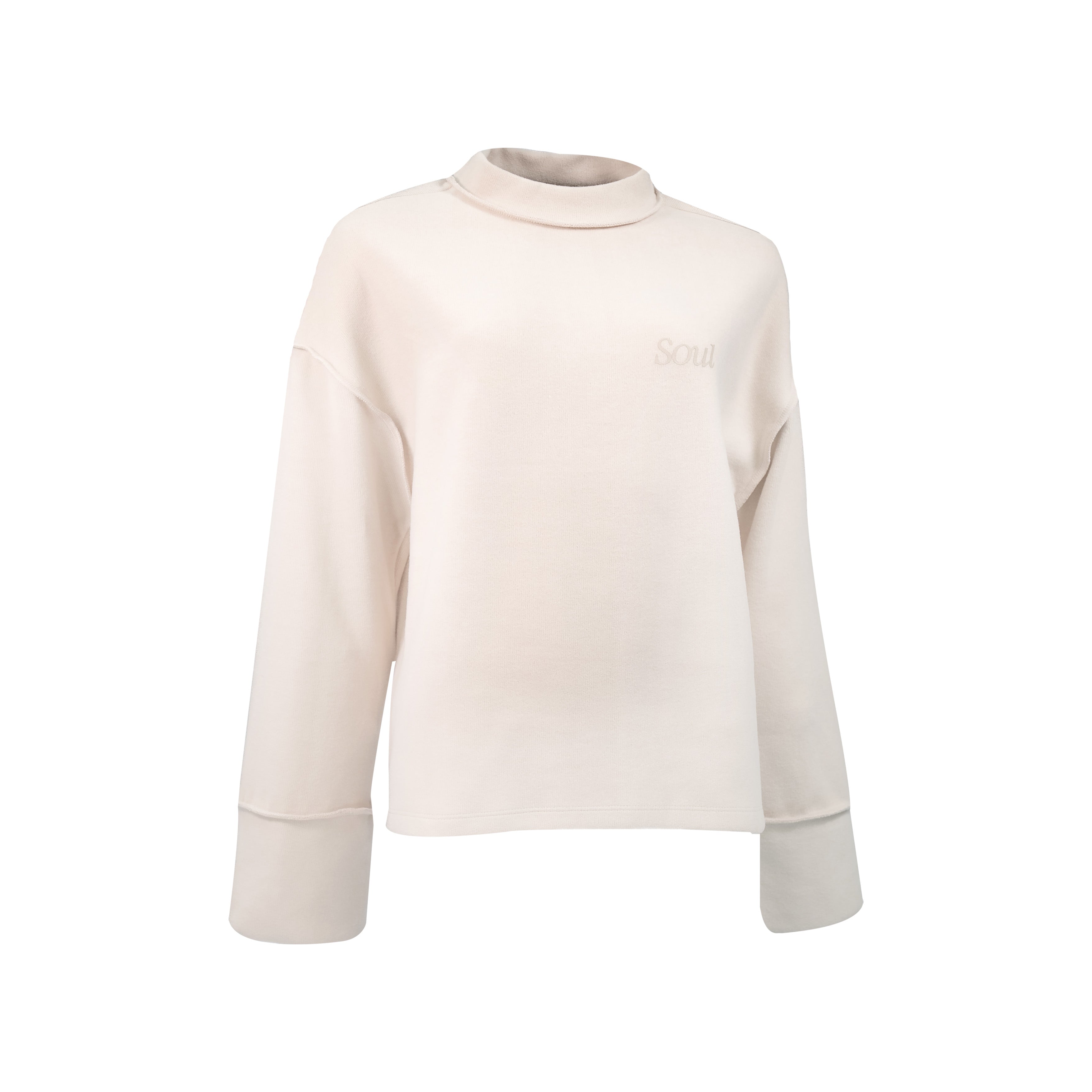 SOUL Premium Fleece Sweater Warm Cream (AW25) | Soul Gallery