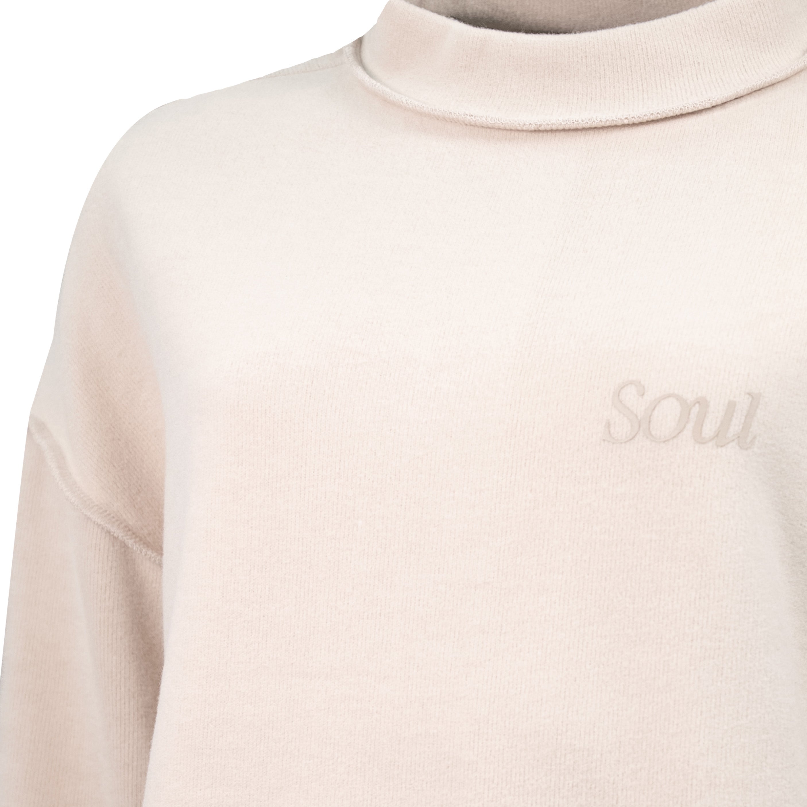 SOUL Premium Fleece Sweater Warm Cream (AW25) | Soul Gallery