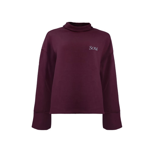 SOUL Premium Fleece Sweater Ox Blood (AW25) | Soul Gallery