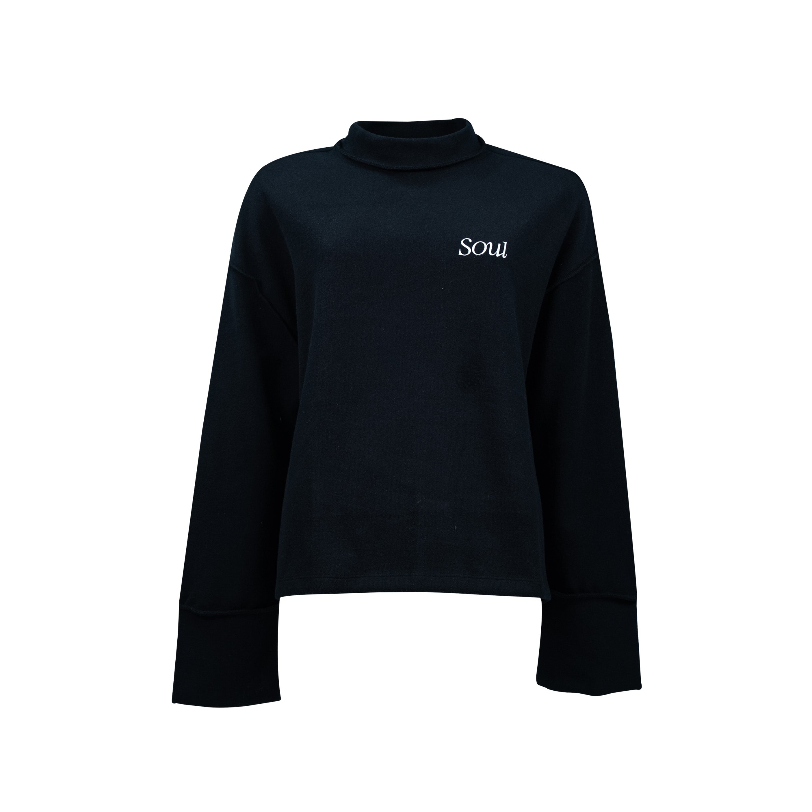 SOUL Premium Fleece Sweater Black (AW25) | Soul Gallery