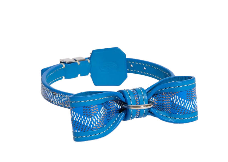 Goyard Oscar Dog Collar Blue
