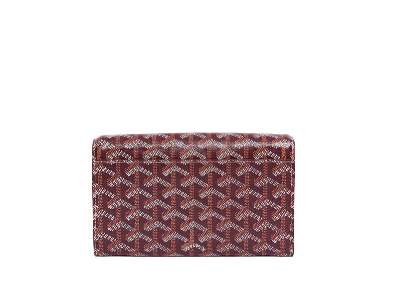 Goyard Varenne Continental Wallet Burgundy
