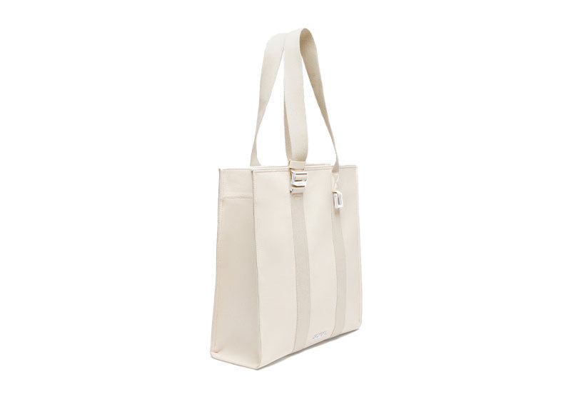 JACQUEMUS Le Chouchou Le Cabas Cuerda Tote Off-White