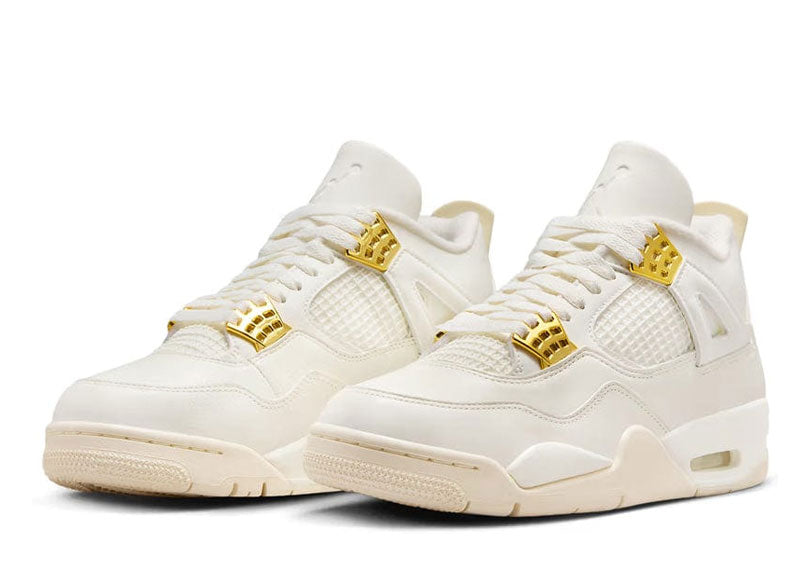 Jordan 4 Retro Metallic Gold (Women's)