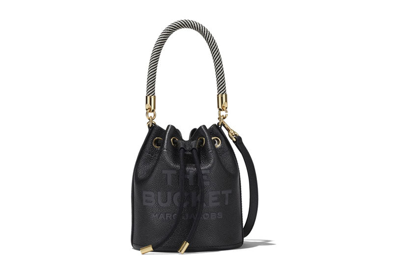 MARC JACOBS 'The Leather Bucket' Bag Black